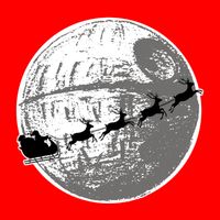 Santas Sleigh Space Star Planet T-Shirt