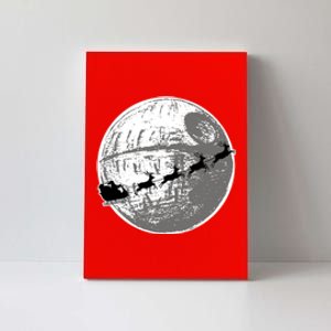 Santas Sleigh Space Star Planet Canvas