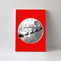 Santas Sleigh Space Star Planet Canvas