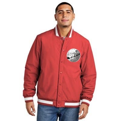 Santas Sleigh Space Star Planet Insulated Varsity Jacket