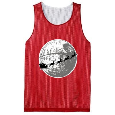 Santas Sleigh Space Star Planet Mesh Reversible Basketball Jersey Tank