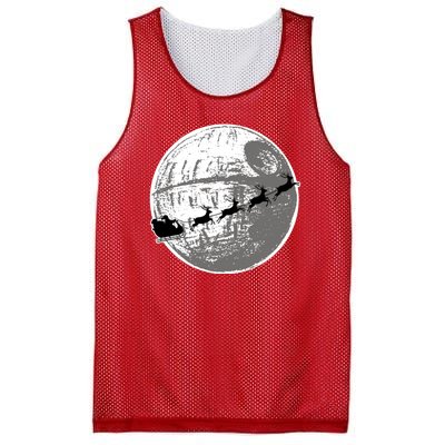 Santas Sleigh Space Star Planet Mesh Reversible Basketball Jersey Tank