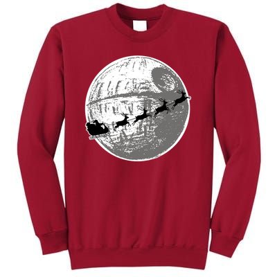 Santas Sleigh Space Star Planet Tall Sweatshirt