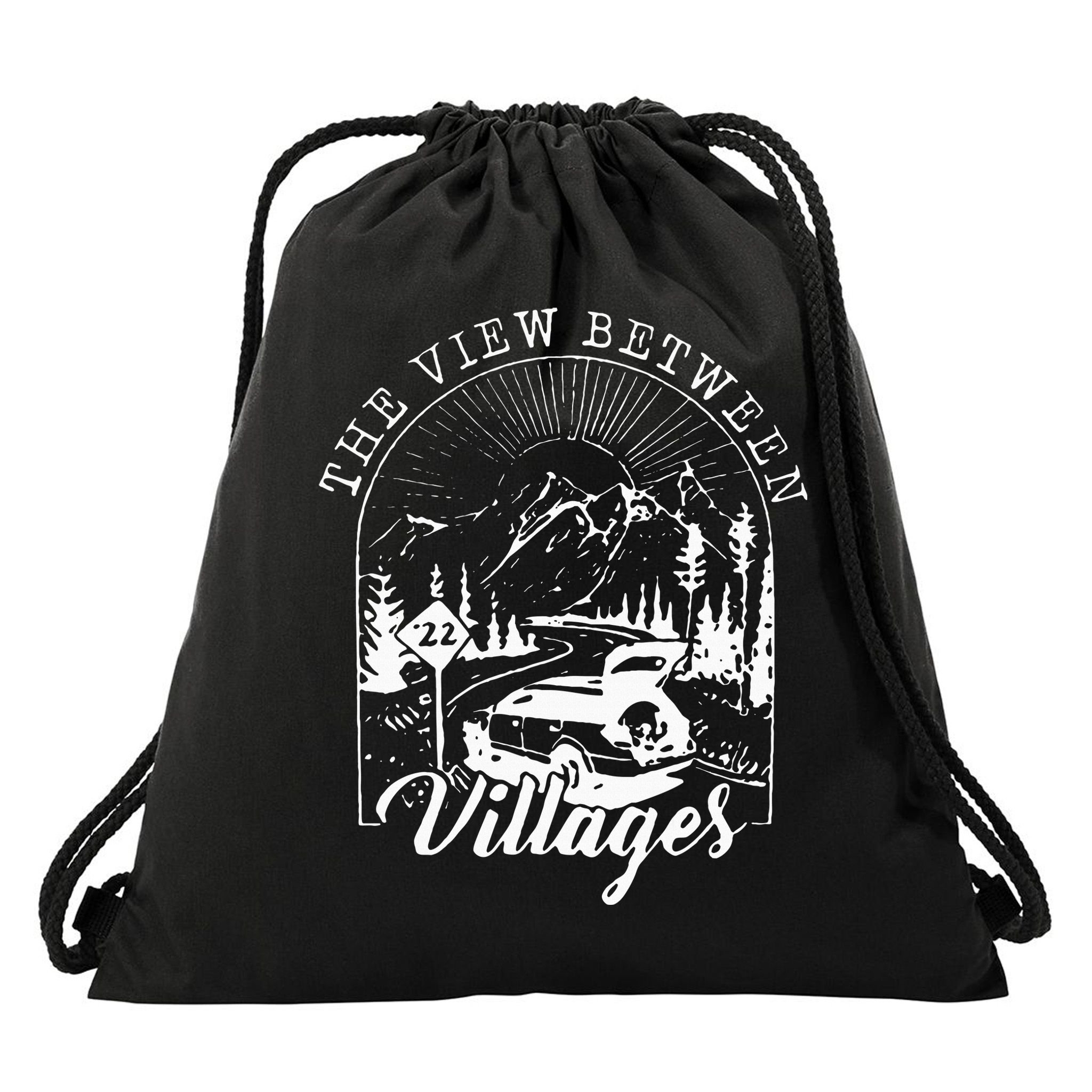 Stick Season Summer Drawstring Bag