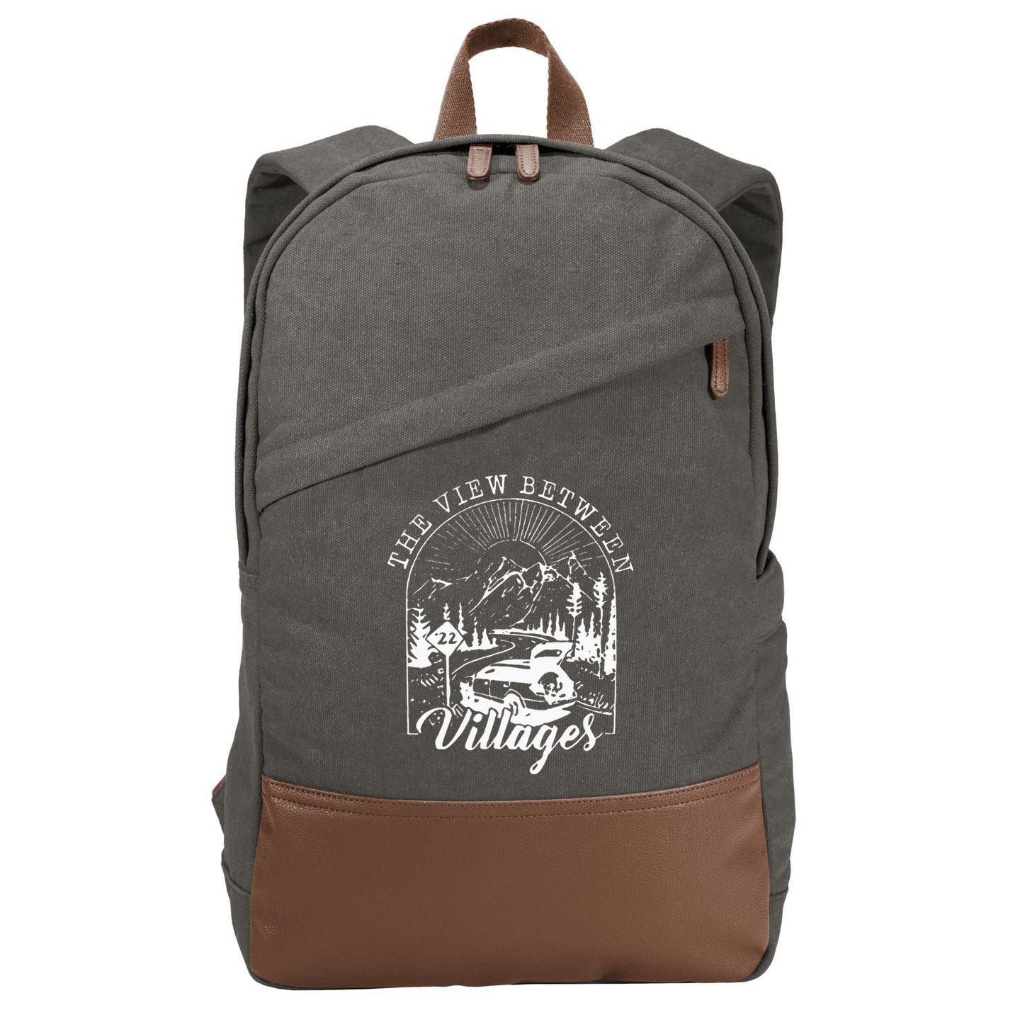 Stick Season Summer Cotton Canvas Backpack