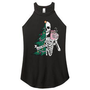 Sorta Scary Sorta Merry Christmas Women's Perfect Tri Rocker Tank