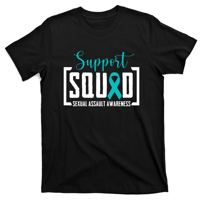 Support Squad Sexual Assault Awareness Month Support Victim T-Shirt