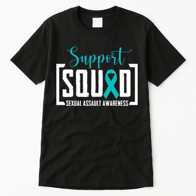 Support Squad Sexual Assault Awareness Month Support Victim Tall T-Shirt