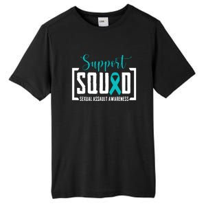 Support Squad Sexual Assault Awareness Month Support Victim Tall Fusion ChromaSoft Performance T-Shirt