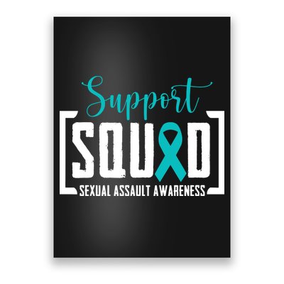 Support Squad Sexual Assault Awareness Month Support Victim Poster