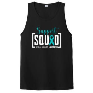 Support Squad Sexual Assault Awareness Month Support Victim PosiCharge Competitor Tank