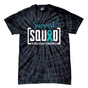 Support Squad Sexual Assault Awareness Month Support Victim Tie-Dye T-Shirt