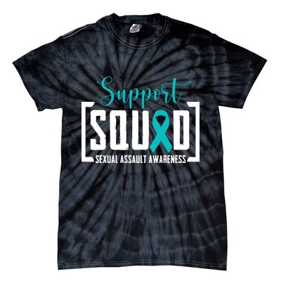 Support Squad Sexual Assault Awareness Month Support Victim Tie-Dye T-Shirt