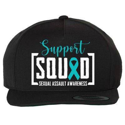 Support Squad Sexual Assault Awareness Month Support Victim Wool Snapback Cap