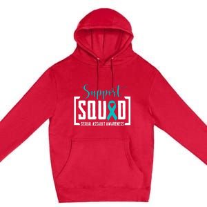 Support Squad Sexual Assault Awareness Month Support Victim Premium Pullover Hoodie