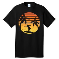 Summer Surf Sunset Retro Tall T-Shirt