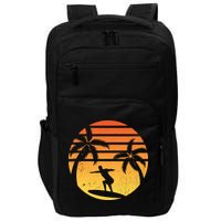 Summer Surf Sunset Retro Impact Tech Backpack