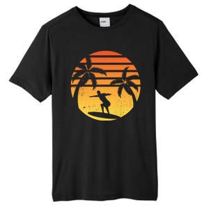 Summer Surf Sunset Retro Tall Fusion ChromaSoft Performance T-Shirt