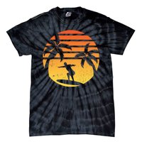 Summer Surf Sunset Retro Tie-Dye T-Shirt