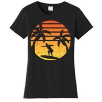 Summer Surf Sunset Retro Women's T-Shirt