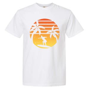 Summer Surf Sunset Retro Garment-Dyed Heavyweight T-Shirt