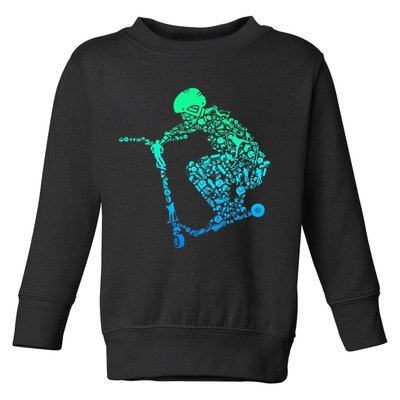 Scooter Stunt Toddler Sweatshirt
