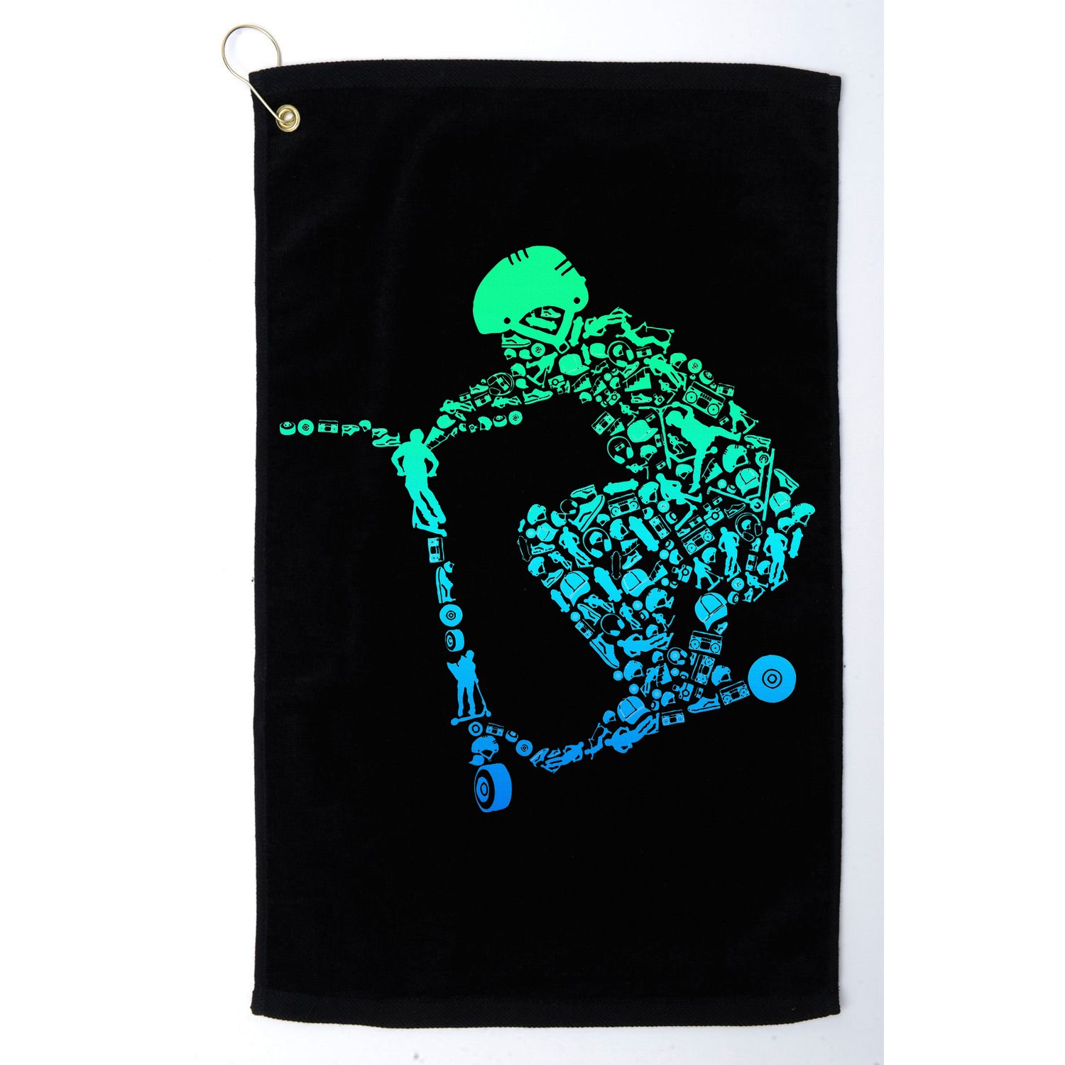 Scooter Stunt Golf Towel