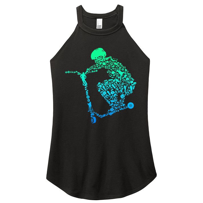 Scooter Stunt Women's Perfect Tri Rocker Tank