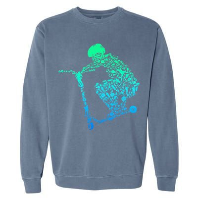Scooter Stunt Garment-Dyed Sweatshirt