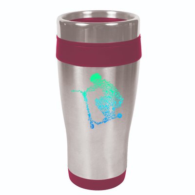 Scooter Stunt 16oz Travel Tumbler