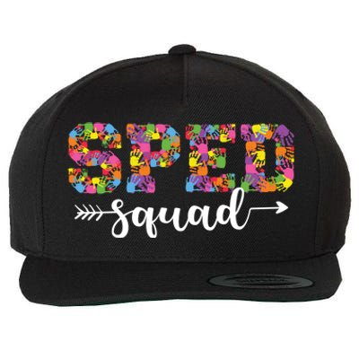 Sped Squad Special Education Inclusion Teacher Cool Gift Wool Snapback Cap