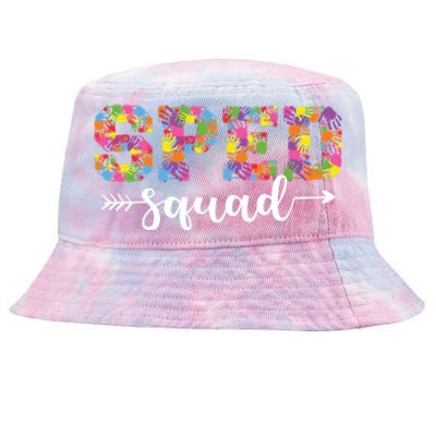 Sped Squad Special Education Inclusion Teacher Cool Gift Tie-Dyed Bucket Hat