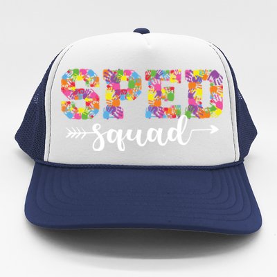 Sped Squad Special Education Inclusion Teacher Cool Gift Trucker Hat