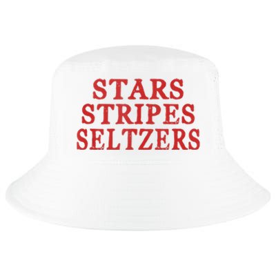 Stars Stripes Seltzers Cool Comfort Performance Bucket Hat