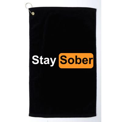 Stay Sober Golf Towel