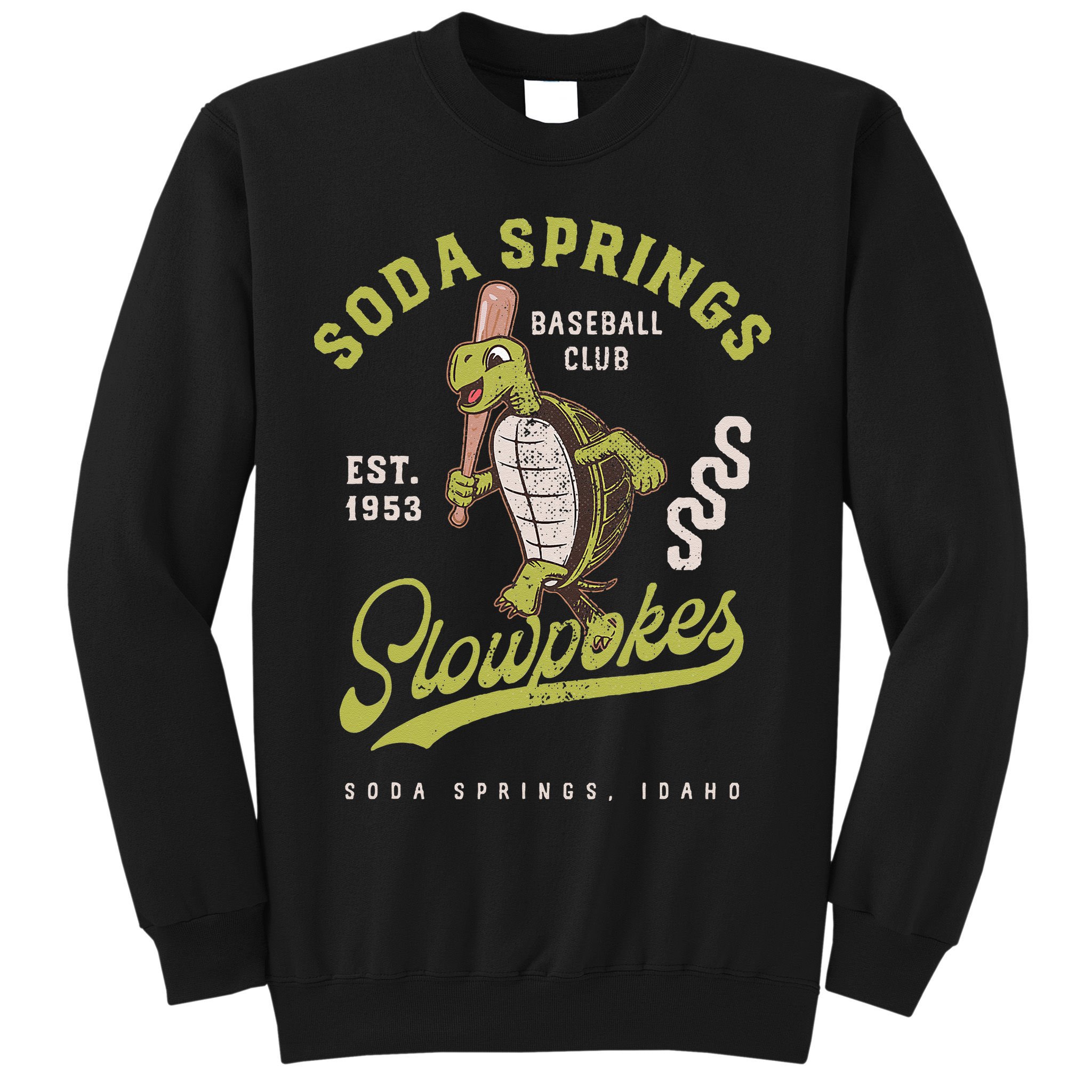 Soda Springs Slowpokes Retro Minor League Baseball Team Sweatshirt