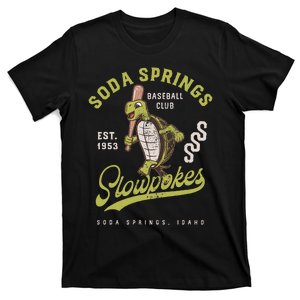 Soda Springs Slowpokes Retro Minor League Baseball Team T-Shirt