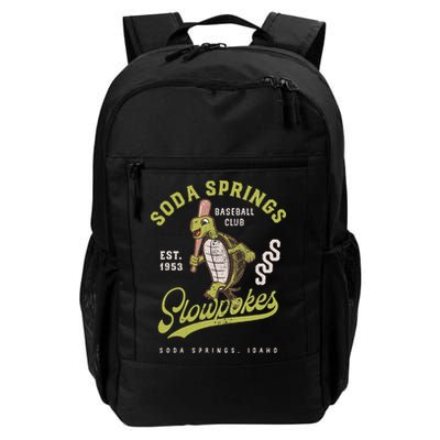 Soda Springs Slowpokes Retro Minor League Baseball Team Backpack