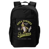 Soda Springs Slowpokes Retro Minor League Baseball Team Backpack