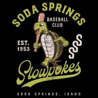 Soda Springs Slowpokes Retro Minor League Baseball Team Backpack