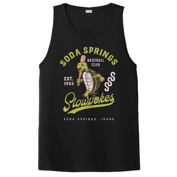 Soda Springs Slowpokes Retro Minor League Baseball Team PosiCharge Competitor Tank