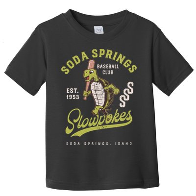 Soda Springs Slowpokes Retro Minor League Baseball Team Toddler T-Shirt