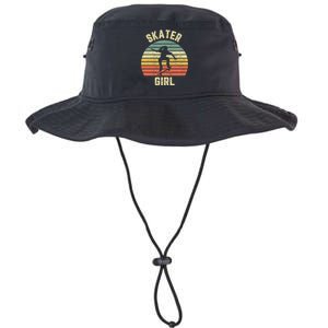 Skater  Shirt Skateboarder  Retro Skateboarding Gift Legacy Cool Fit Booney Bucket Hat