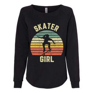 Skater  Shirt Skateboarder  Retro Skateboarding Gift Womens California Wash Sweatshirt