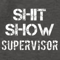 Shit Show Supervisor Funny Mom Boss Manager Teacher Gift Vector Backpack