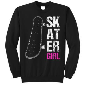 Skater  Skateboard SK8R Girls Skate Cool Skateboarding Sweatshirt