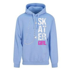 Skater  Skateboard SK8R Girls Skate Cool Skateboarding Unisex Surf Hoodie