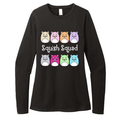 Squish Squad Stuffed Animal Womens CVC Long Sleeve Shirt