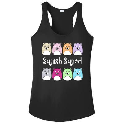 Squish Squad Stuffed Animal Ladies PosiCharge Competitor Racerback Tank