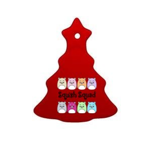 Squish Squad Stuffed Animal Ceramic Tree Ornament